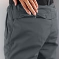 thumbnail image 5 of ZVNAΖH Men's Winter Tactical Work Pants - Thermal Waterproof Softshell Fleece Lined Cargo Pants for Cold Weather & Outdoor Use, 5 of 7