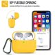 thumbnail image 4 of Funda para AirPods Pro, funda protectora de silicona Coffea con llavero para Apple AirPod Pro, azul marino [patente de EE. UU. registrada] Fokelyi XMWJ009-4, 4 of 7