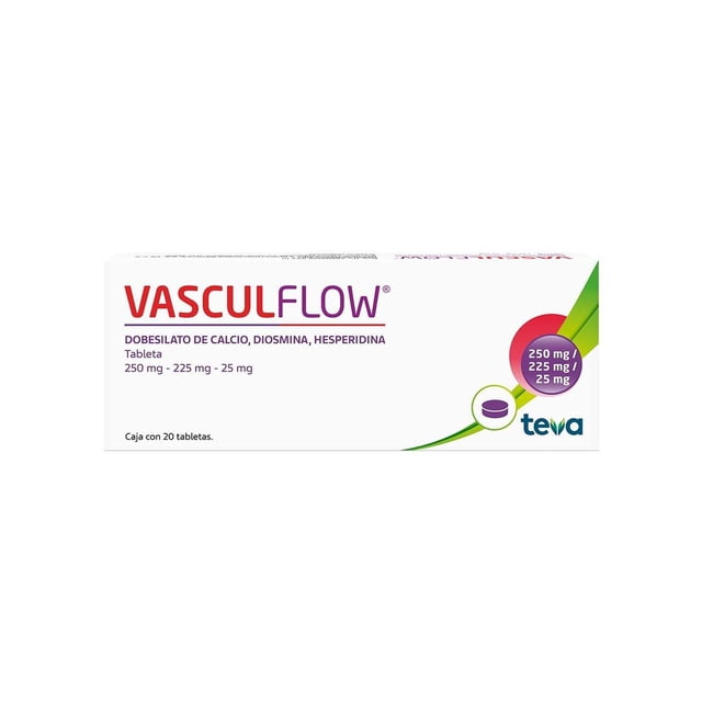 Vasculflow tabletas 20 pzas