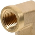 thumbnail image 3 of IDEANATEGRATE Codo Para Tubo Dorado 90 Con Rosca 1 4 Npt Ideal Para Instalación En Espacios Reducidos, 3 of 6