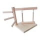 thumbnail image 2 of Soporte de Gimnasio de Madera para Loros de Mesa, Columpio para Pájaros, Escalera de Escalada Hecha a Mano, 2 of 6