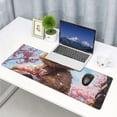 thumbnail image 4 of Rocae Romantic Floral Bear for Gaming Mouse Pad, Mouse Pad Large, Office Computer Keyboard Mousepad, Keyboard and Mouse Pad with Stitched Edges,31.5 x 11.8 in, 4 of 5