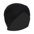 thumbnail image 3 of TISHITA Turban Indien Musulman Chapeau Confortable Couvre-Chef Hijab Bandana Bandeau Élastique Noir, 3 of 8