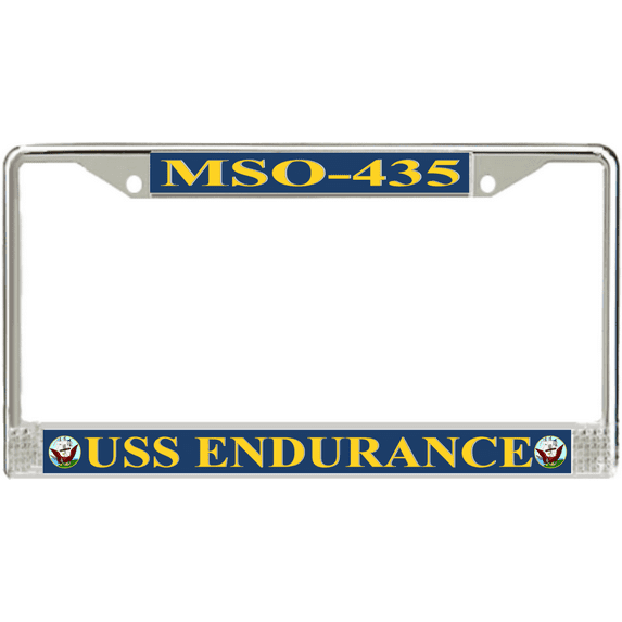 USS Endurance MSO-435 License Plate Frame