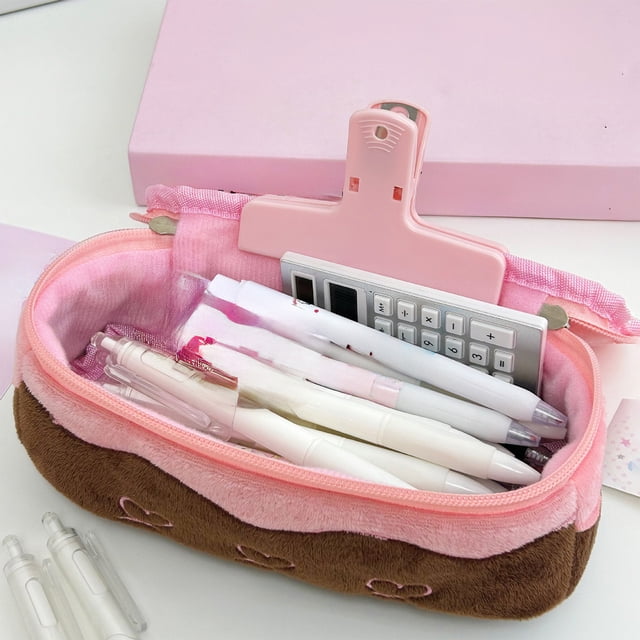 Estuche Para L Pices Con Dise O De Pastel, Bolsa De Cosm Ticos De Gran Capacidad, Caja De Almacenamiento De Papeler A, Dise O Duradero Y Elegante, Para Ni As, Organizador De L Pices, Tiles