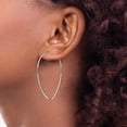 thumbnail image 5 of Auriga Fine Jewelry 925 Sterling Silver Rh-plated Threader Earrings for Women (L-47.61mm, W- 2.05mm), 5 of 5