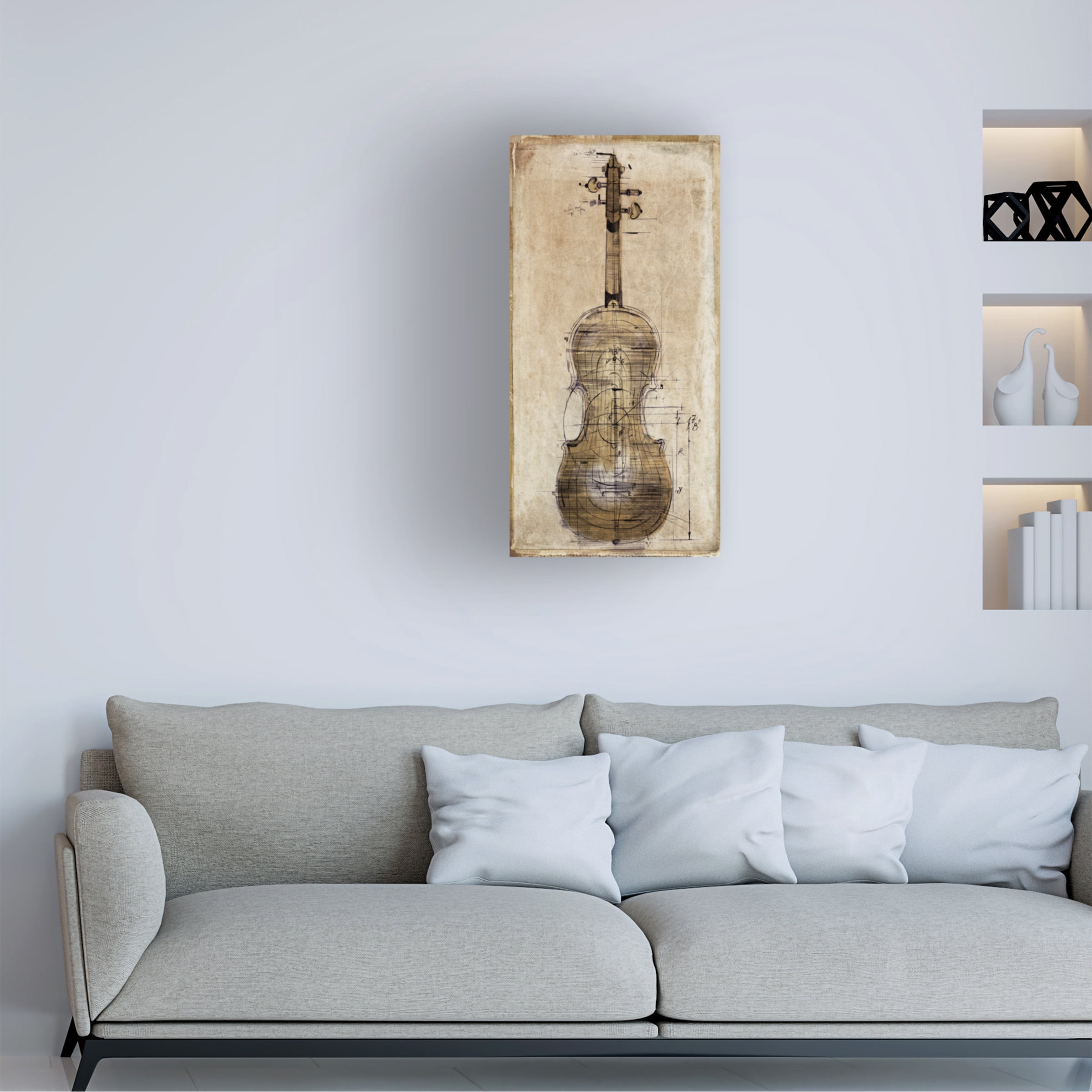 Symposium Design 'Violin 2' Canvas Art
