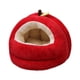 thumbnail image 4 of Cama cueva para gatos, casa para perros pequeños, cojín desmontable, refugio portátil semicerrado para mascotas, refugio para mascotas de invierno S, 4 of 8