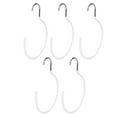thumbnail image 4 of 5 uds gancho multiusos Spa salón de belleza armario gancho colgante para albornoz bufanda cinturón blanco, 4 of 14