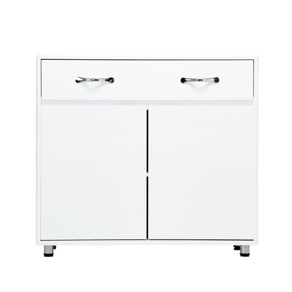 KAAYEE Two door Side Table-White