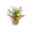 Pink, variant on Easter Egg Tree Decoration Mini Artificial Daisy Flower Potted Plant Spring Faux Eggs & Daisies Flowers Bonsai Trees Ornament for Home Party Wedding Decor