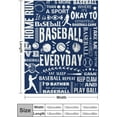 thumbnail image 2 of LHSHID Basketball Baseball Blanket Flannel Soft and Comfortable Anti static Bed Sofa Blanket 40x50in, 2 of 6