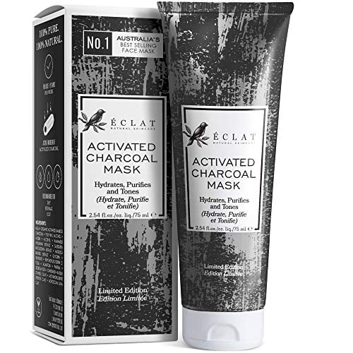 Advanced Charcoal Face Mask 3X Clearer Skin With Organic Activated