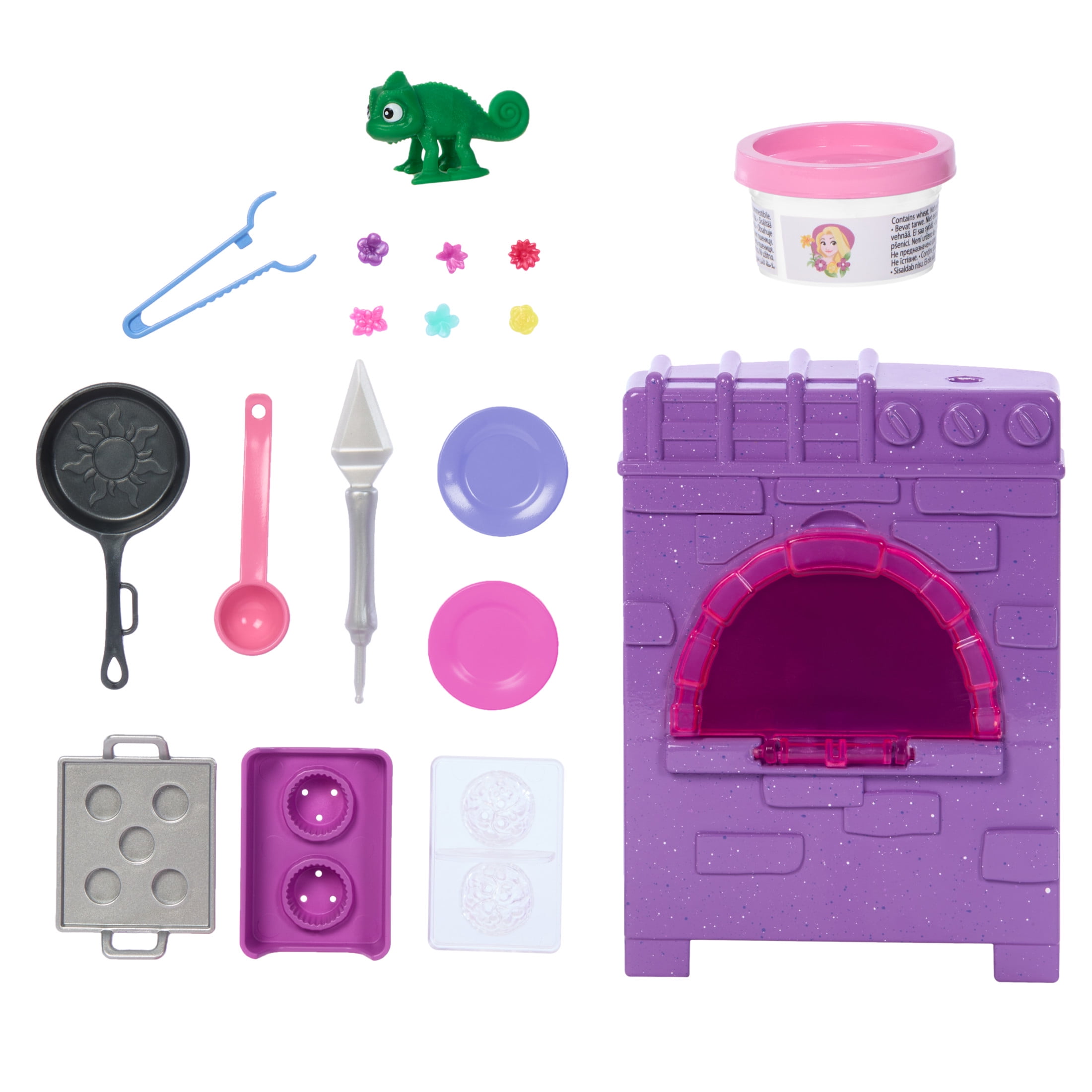 Disney Princess Rapunzel Baking Stories Castle Accessory Doll Playset Inspired by Tangled Movie, Mul(图5) Disney Princess Rapunzel Baking Stories Castle Accessory Doll Playset Inspired by Tangled Movie, Mul(图5)