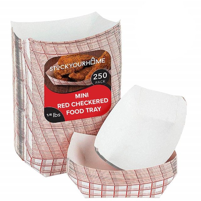 Papel minúsculo Food Boats Stock Your Home, 11 kg (paquete de 250)