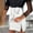 White, variant on Babysbule Skirt for Women Plus Size Fashion Women Casual High Waist Solid Zipper Slit Buttocks Mini Skirt