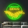 thumbnail image 3 of Handmadetneonsign Organic Grain Neon Sign, Organic Grain Wall Art Decor, Vegetable Farm Wall Decor, 3 of 5