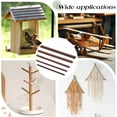 thumbnail image 5 of 30Pcs Walnut Dowel Rods 5.9/9.8 Inch Long Walnut Wood Sticks 5.5/6/8/10/12mm Unfinished Round Sticks Wooden Carving Blocks Wooden Sticks for Handmade Building Model DIY Craft Supplies Brown, 5 of 5