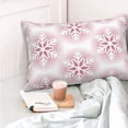 thumbnail image 4 of Balery Christmas Snowflakes Funda de Cojín Estampada, Regalos para Mujeres, Regalos de Amor para Ella, Regalos para Novia o Esposa, Funda de Almohada-20"x30", 4 of 6