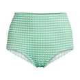 thumbnail image 3 of Lands' End Women's Tummy Control Gingham Tugless High Waisted Bikini Bottoms, 3 of 4