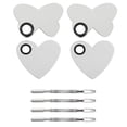 thumbnail image 1 of Fond de Teint Palette de Mélange Assiettes et Outils de Spatule (8 Pcs), 1 of 9