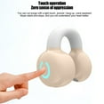 thumbnail image 4 of LACKUST Khaki Open-Ear Bluetooth Headphones, Single Ear Clip-On Headset with Bluetooth 5.3, Low Latency, 10-Hour Playback for Gaming & Sports, 4 of 8