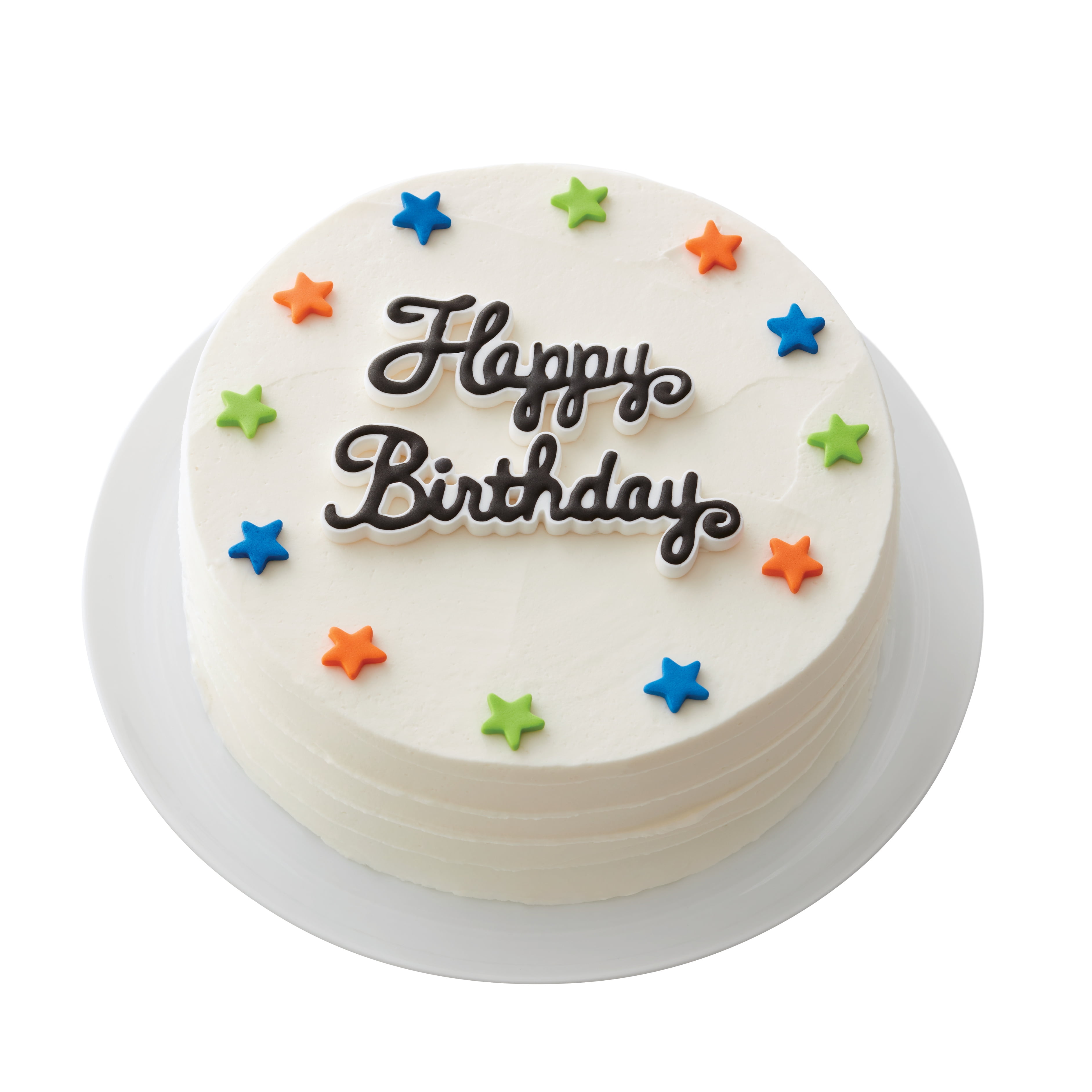 Wilton Happy Birthday Royal Icing Cake Topper with Stars Edible Cake Decoration 15-Pieces 1.34 oz. Assorted Colors