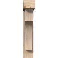 thumbnail image 2 of Ekena Millwork 7 1/2"W x 32"D x 40"H Westlake Block Smooth Bracket w/ Offset Brace, Douglas Fir, 2 of 25