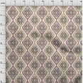 thumbnail image 3 of oneOone Organic Cotton Poplin Twill Fabric Argyle Ikat Fabric Prints By Yard 42 Inch Wide, 3 of 4