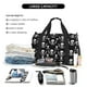 thumbnail image 5 of Fotbe Pirate skulls Bolsa de Viaje con Estampado, Bolsa de Fin de Semana para Mujer con Compartimento para Zapatos, Bolsa de Gimnasio con Bolsillo Húmedo, 5 of 7