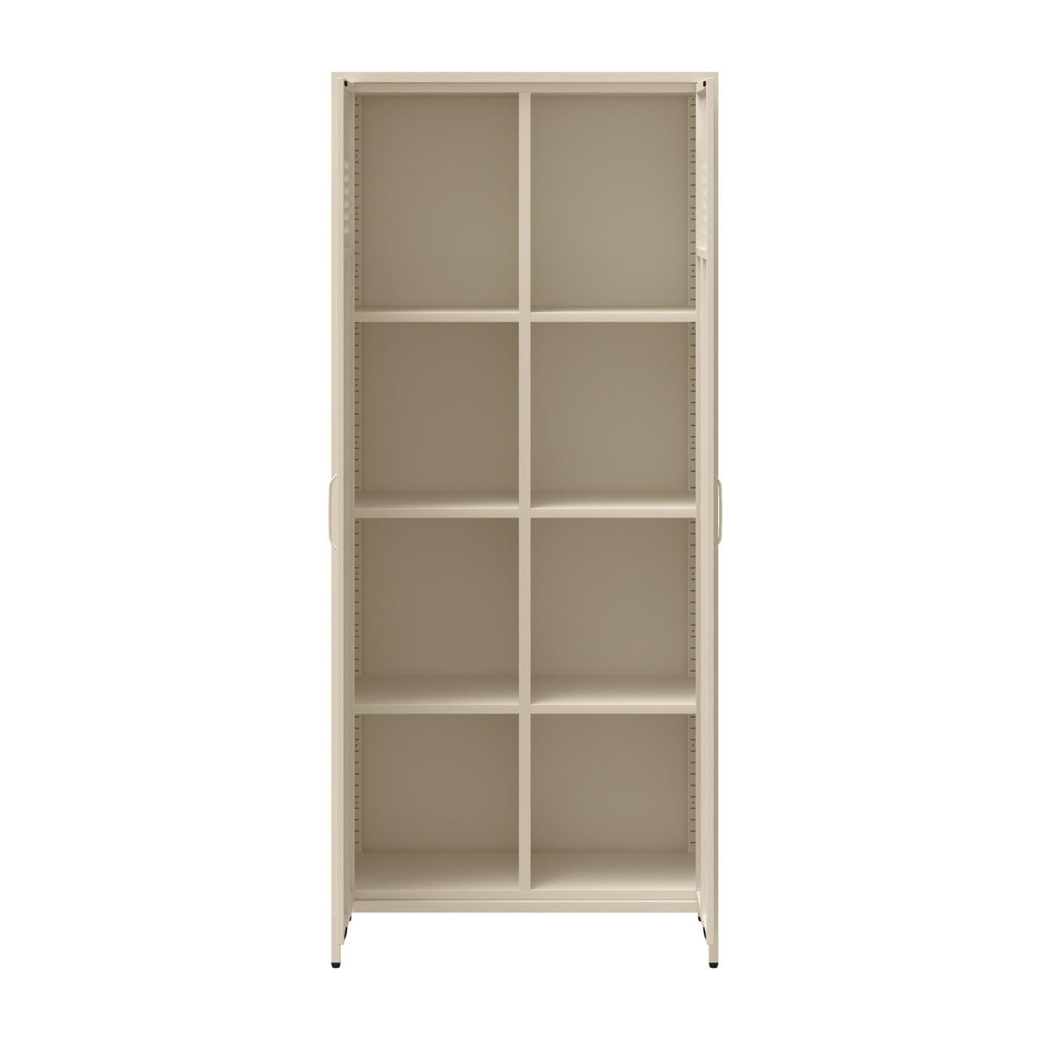 Mr. Kate Annie Tall Metal 2 Door Cabinet, Parchment