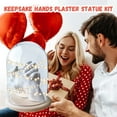 thumbnail image 2 of CELNNCOE Hand Casting Kit Couples,DIY 3D Plaster Cast Hands - Hand Holding Craft for Couples, Adult & Child, Family, Friends.Valentine's Day Gifts Newborn Baby Souvenirs Anniversary,Gifts for Women, 2 of 7