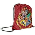 thumbnail image 3 of Harry Potter Hogwarts Crest Nylon Drawstring Tote, 3 of 4