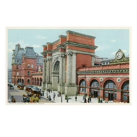 North Station, Boston, Mass. Print Wall Art