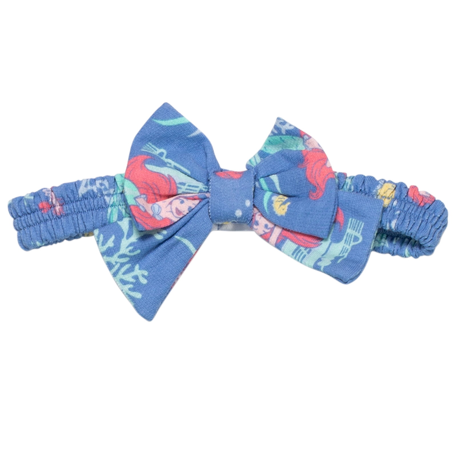Disney The Little Mermaid Ariel Infant Baby Girls Bodysuit Shorts and Headband 3 Piece Outfit Set Newborn to Infant