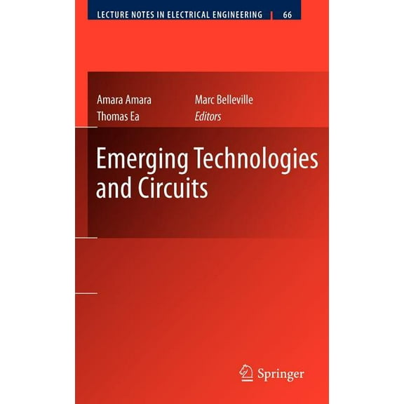 Lecture Notes in Electrical Engineering Emerging Technologies and Circuits, Book 66, (Hardcover)