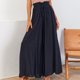 thumbnail image 1 of Pantalones De Salón Pantalones cómodos para mujer Estilo bohemio Pantalones elegantes Ropa diaria (Negro L) Cgtredaw Para estrenar, 1 of 6