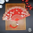 thumbnail image 6 of Chinese Style Plastic and Cloth Folding Fan for Dance Performances, Decoration and Gifts, 6 of 9