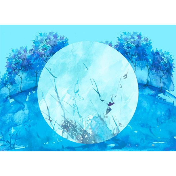 Diamond Painting (DE1834) DIY 5D Paisaje Rhinestone Picture Square Kit 20X30cm Azul FLhrweasw Nuevo