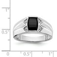 thumbnail image 3 of Real 14kt White Gold Men's Ring mounting Size: 10; for Adults and Teens; for Women and Men, 3 of 3