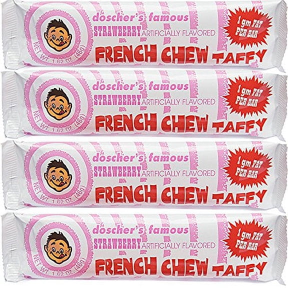 Doscher's Famous Strawberry Flavored French Chew Taffy - 1.5 oz