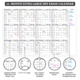 thumbnail image 3 of Calendario de borrado en seco BooQool para pared anual, 37 x 57,9 cm, con pegatinas, 3 of 7