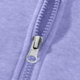 thumbnail image 7 of Resicozy Men's Quarter Zip Hoodies Zip Up Solid Color Hoodie Long Sleeve Drop Shoulder Sweatshirt Casual Pullover Light Purple XL, 7 of 7