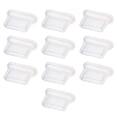 thumbnail image 1 of Tapón de silicona anti-polvo Tipo C blanco 10 piezas, 1 of 1