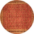 thumbnail image 1 of Ahgly Company Indoor Round Persian Orange Traditional Area Rugs, 7' Round, 1 of 1