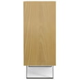 thumbnail image 3 of Lowry 39 inch Wide Solid Wood Medium Storage Cabinet in Oak Veneer, 3 of 7