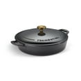 thumbnail image 5 of Tramontina Bestow 4-Quart Enameled Cast Iron Braiser with Lid, Smoke, Oven-Safe, 5 of 8