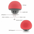 thumbnail image 3 of Wireless Mini Speaker Bluetooth Mushroom Cute Loudspeaker Super Bass Stereo Subwoofer Music Player For Phone PC Tablet With MIC, 3 of 4