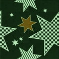 thumbnail image 1 of Ahgly Company Machine Washable Indoor Square Transitional Green Area Rugs, 4' Square, 1 of 7