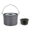 thumbnail image 2 of Outdoor 4L Aluminum Hanging Pot: Lightweight, Non-Stick, Perfect for Camping!, 2 of 9